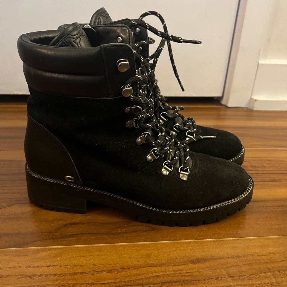 Black Coach Boots -Size 8 - Picture 2 of 5